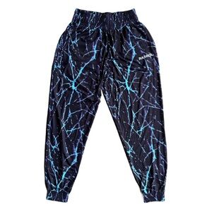 Raskol Deluxe Dump Cover Black Lightning Parachute Pants Medium Fitness Work Out